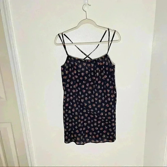NEW Madewell Tie-Back Cover-Up Mini Dress Floral Print Beach Pool Floral Boho - Picture 2 of 7
